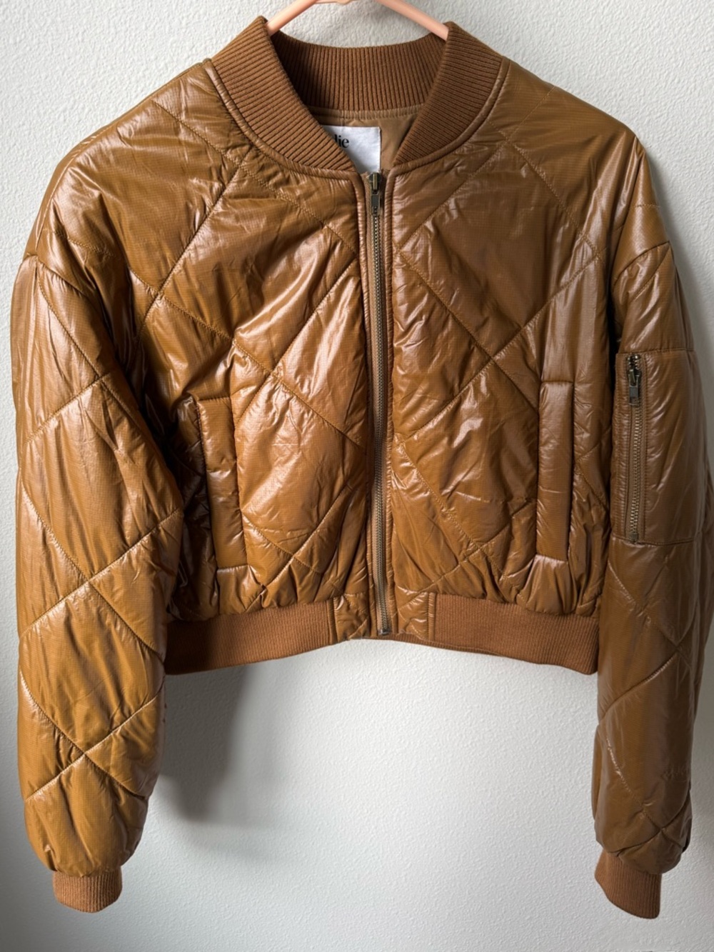 Anthropology Bomber Jacket - Brown